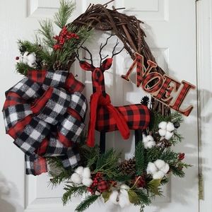 Homemade Christmas wreath